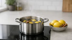 Zitronenschalen und Zimt auskochen: So riecht deine Küche in 15 Minuten wieder frisch